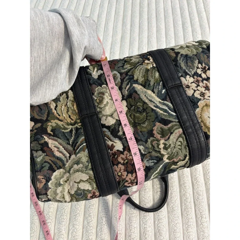 Vintage Marks & Spencer Tapestry Floral Mary Poppins Overnight Weekender Bag